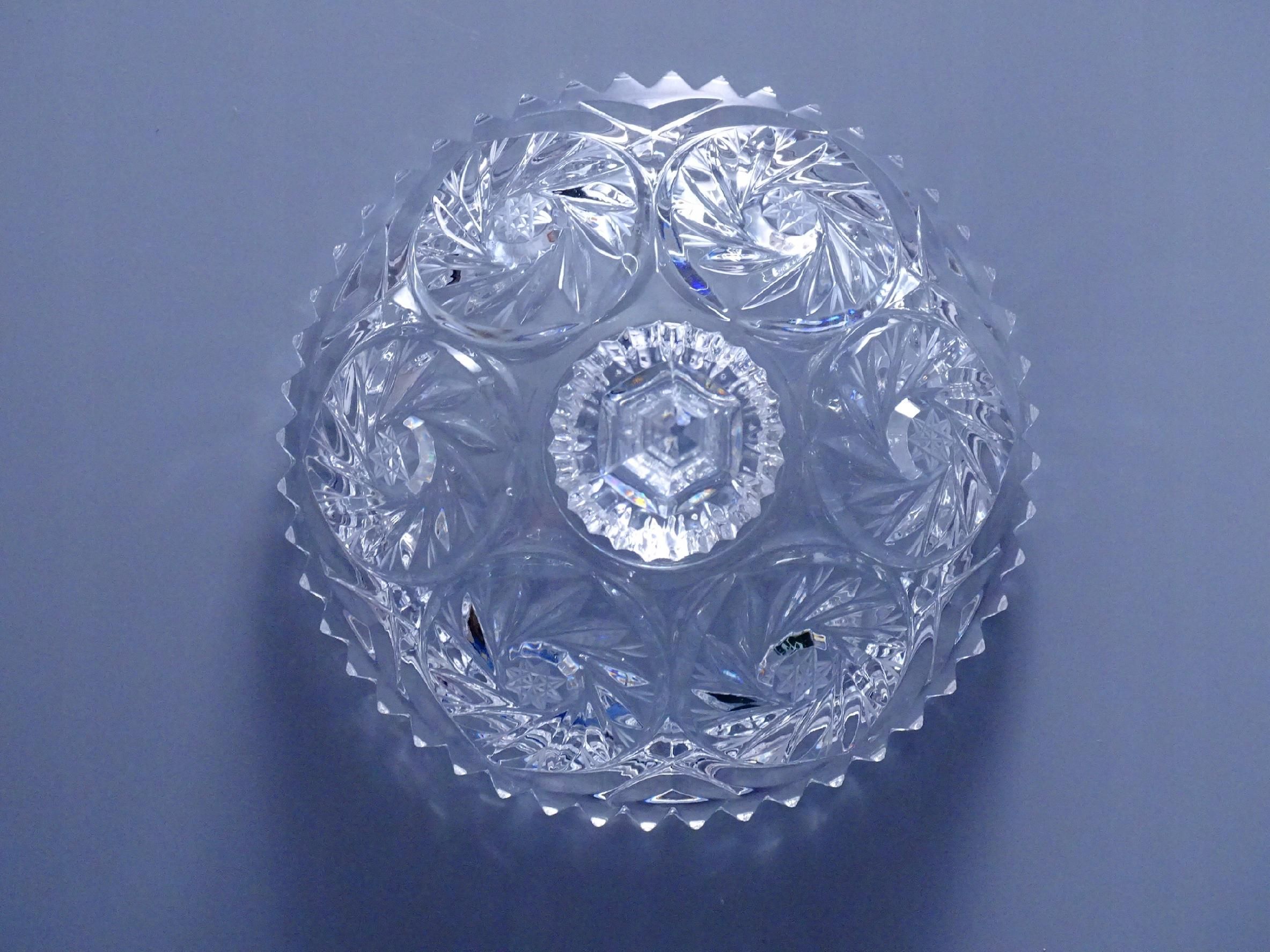 kryształowe krzykrycie przykrywka szklana