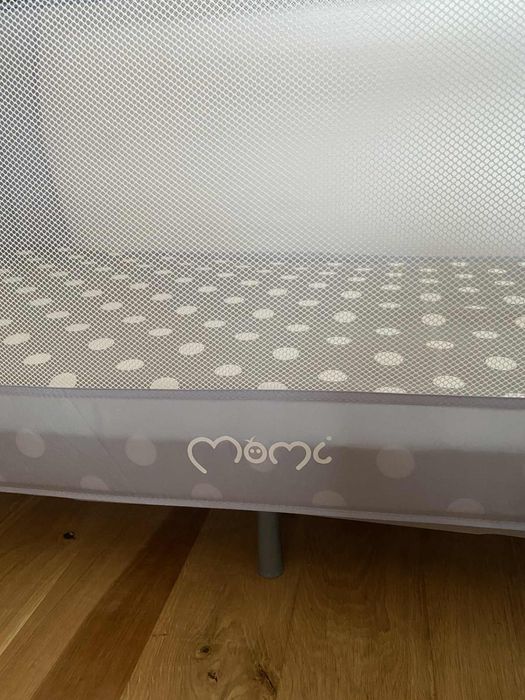 Łóżeczko turystyczne Momi Belove szare plus materac Atest