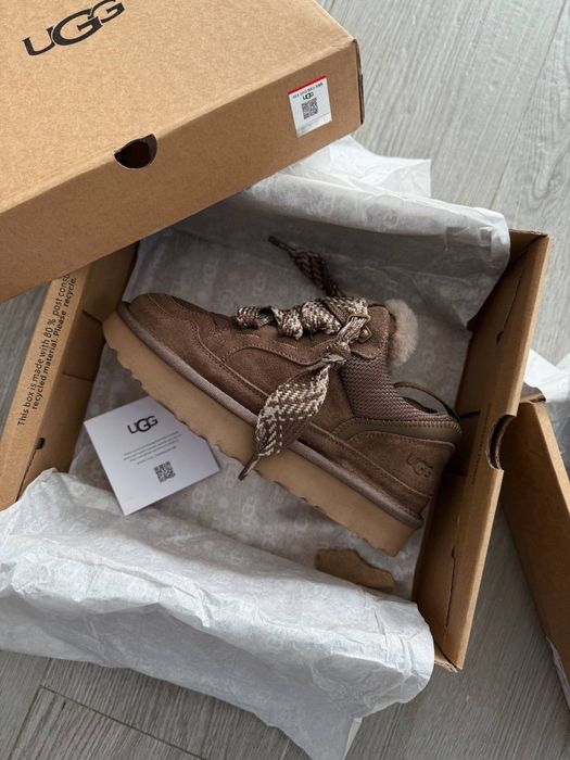 Коричневі угг ловмел, Ugg Lowmel Sneakers Brown, шоколадні угг ловмели