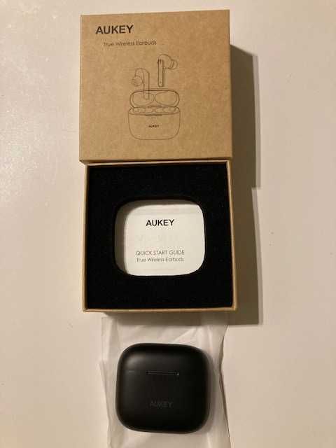 Earbuds (headphones) Aukey EP-N5 com ANC - NOVOS com factura