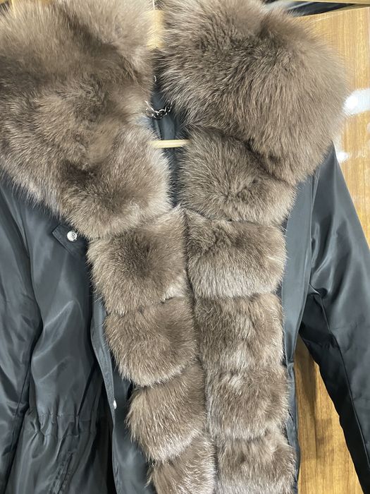 Парка с натуральным мехом