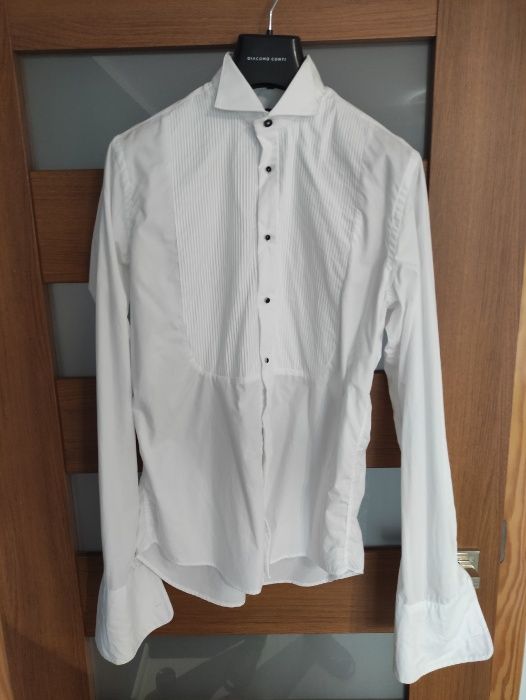 Biała koszula - smoking Giacomo Conti