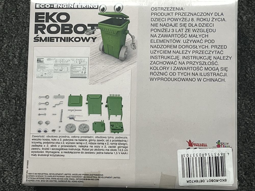 Eko robot śmietnikowy