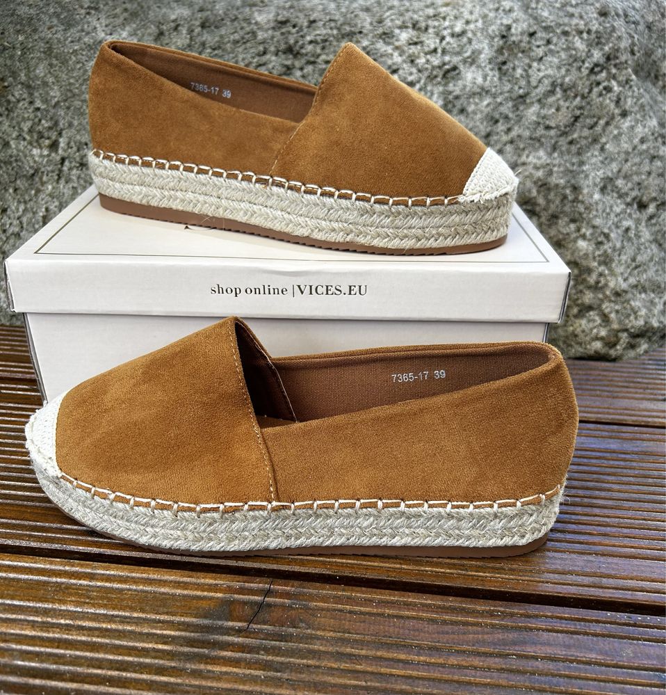 Espadryle Camel Vices r39