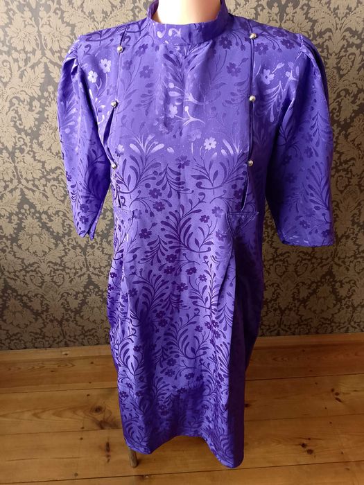 Fioletowa sukienka vintage