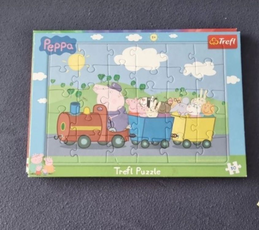 Puzzle 7 sztuk, świnka Peppa i inne