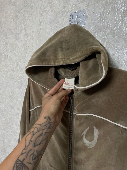 True Religion жіноча флісова кофта худі вінтаж