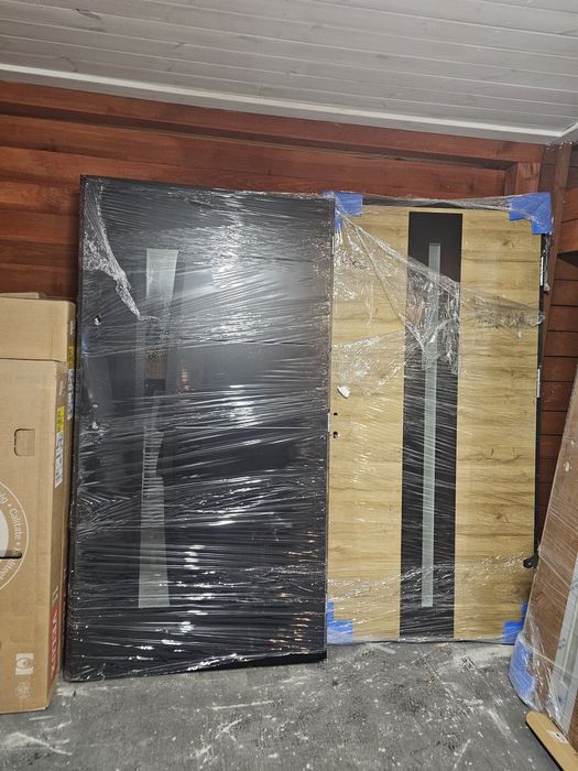 Drzwi zewnętrzne nowe 110 x 210