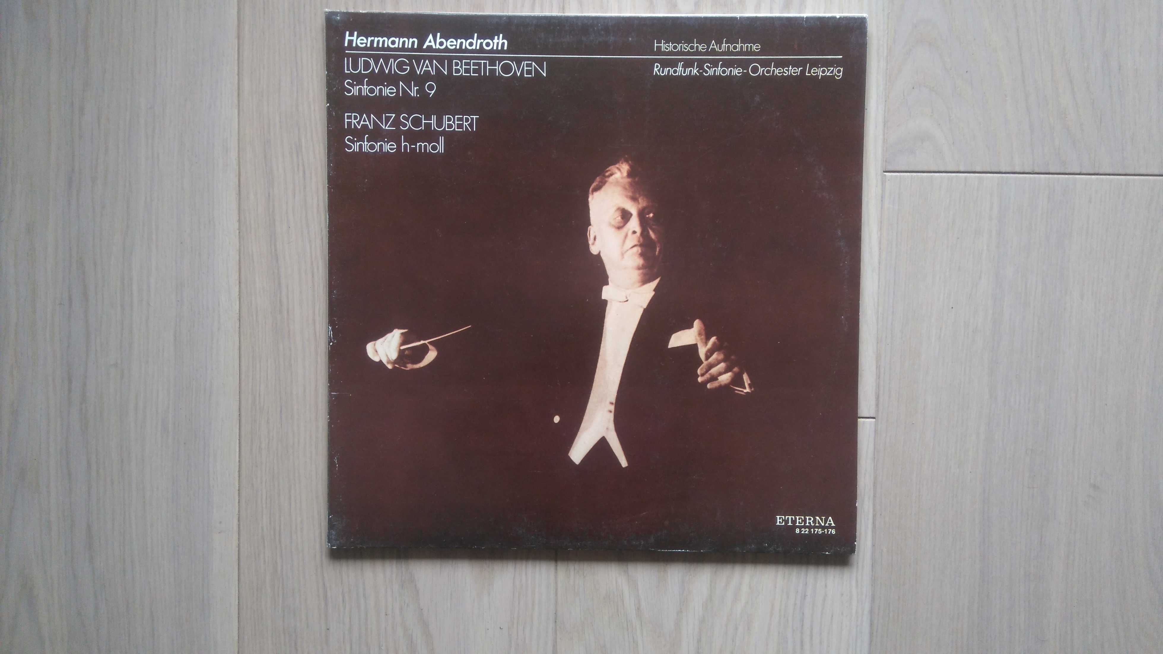 Beethoven 9 symfonia Schubert Symfonia h-moll 2LP winyl