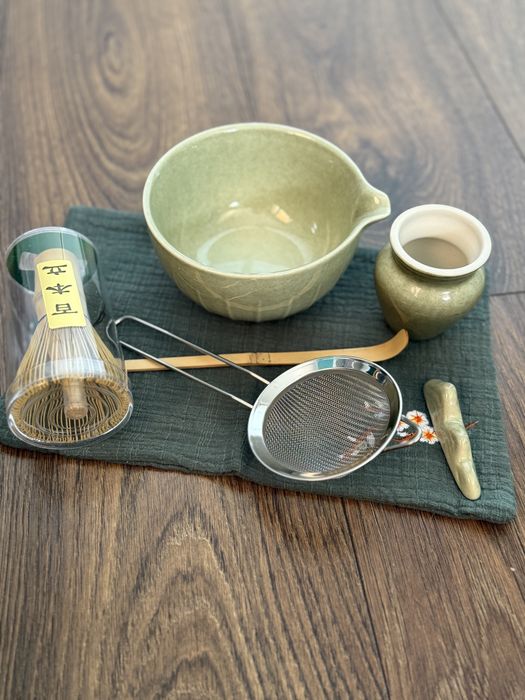 Zestaw do robienia matchy matcha set zestaw nowy prezentowy ceramika