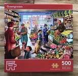 Puzzle Corner Piece, Greengrocers, 500 (-1)