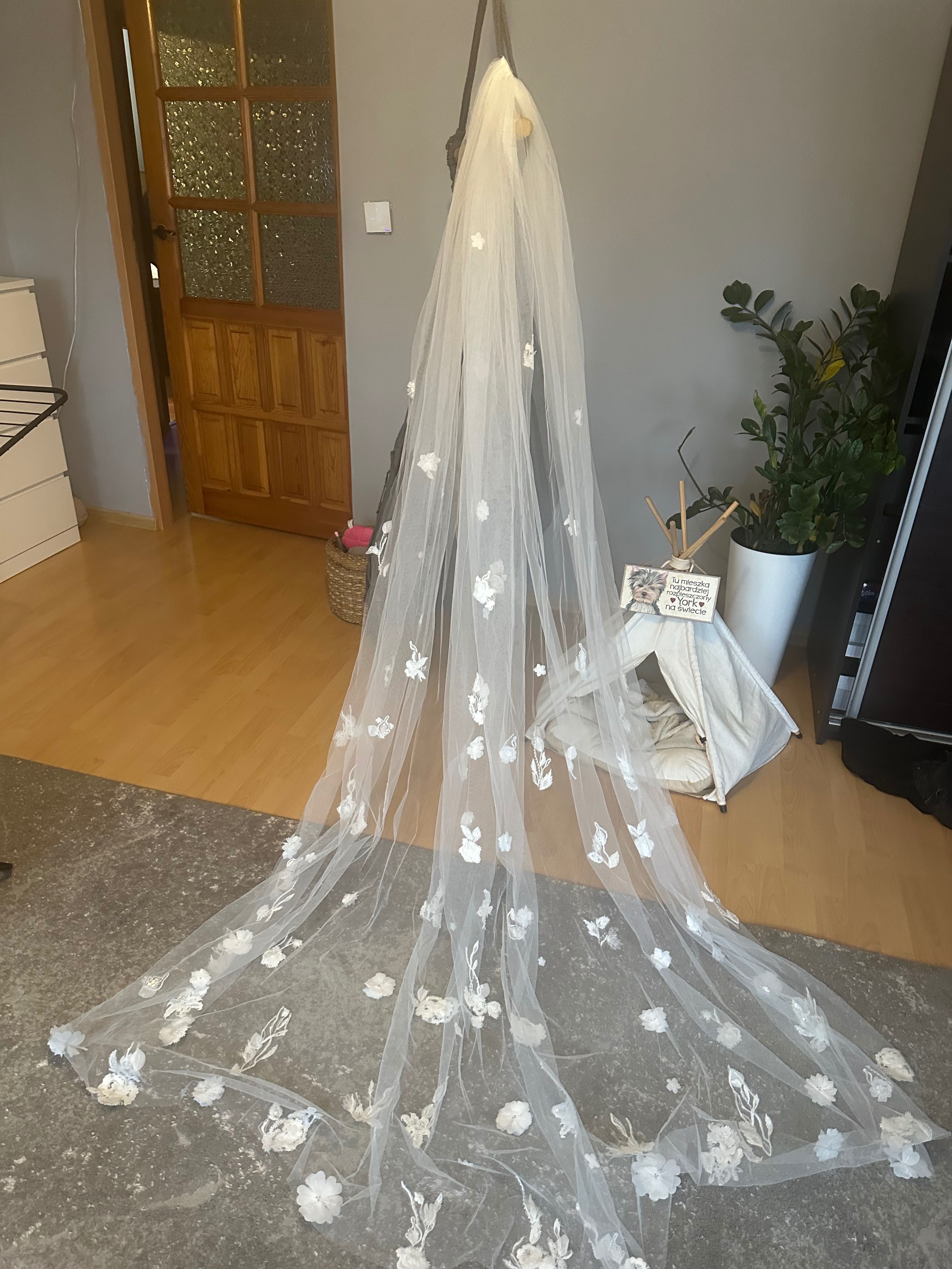 Welon długi z kwiatami 3d