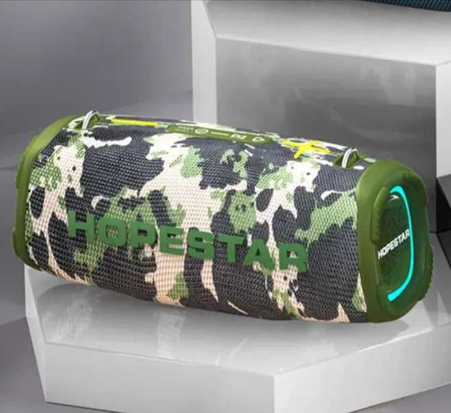 80W! Портативна колонка  HOPESTAR A6 Max з бездротвим мікрофоном