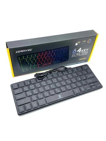 Проводная игровая клавиатура  ZORNWEE ZE-515 с RGB подсветкой USB