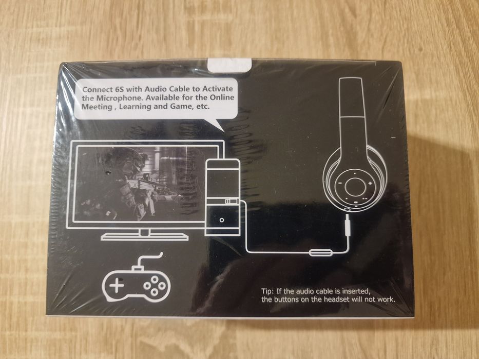 Bezprzewodowe słuchawki nauszne Bluetooth