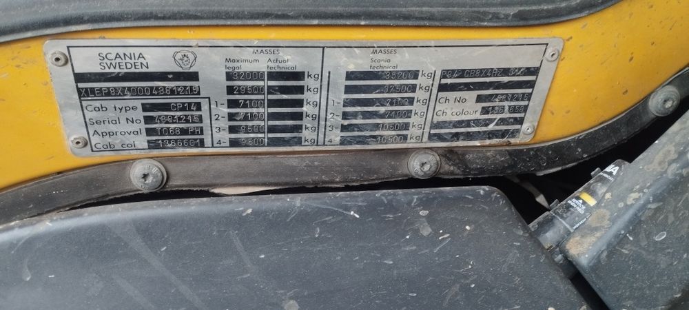 Scania 8x4 310 Wywrotka