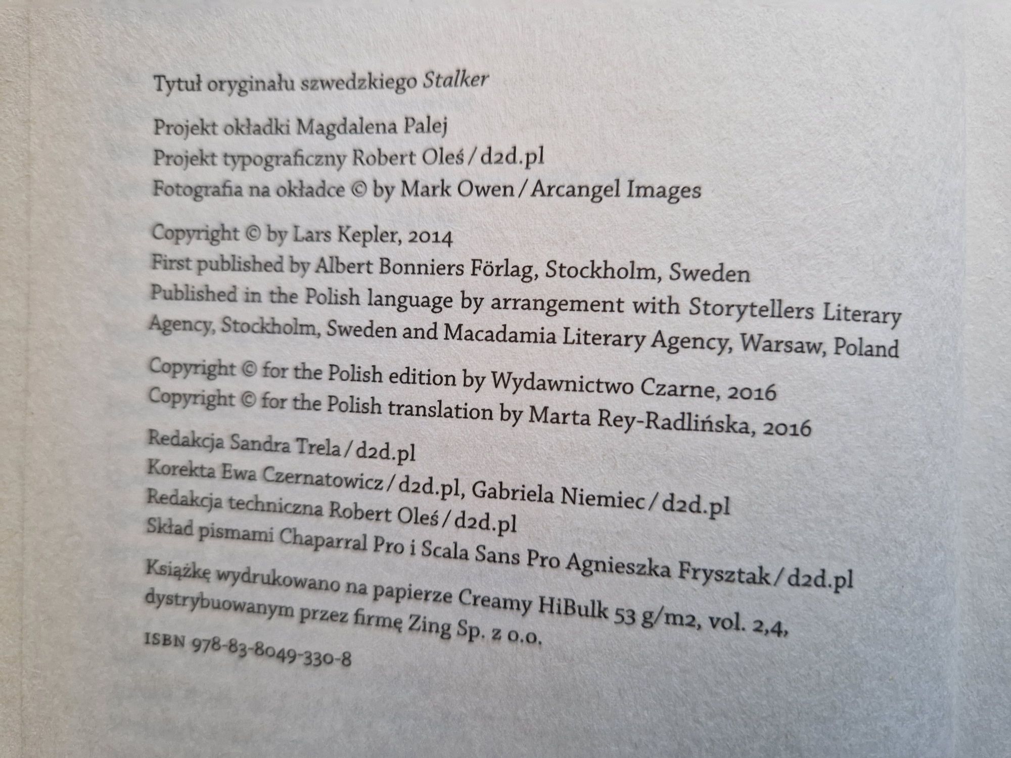 Stalker - Lars Kepler