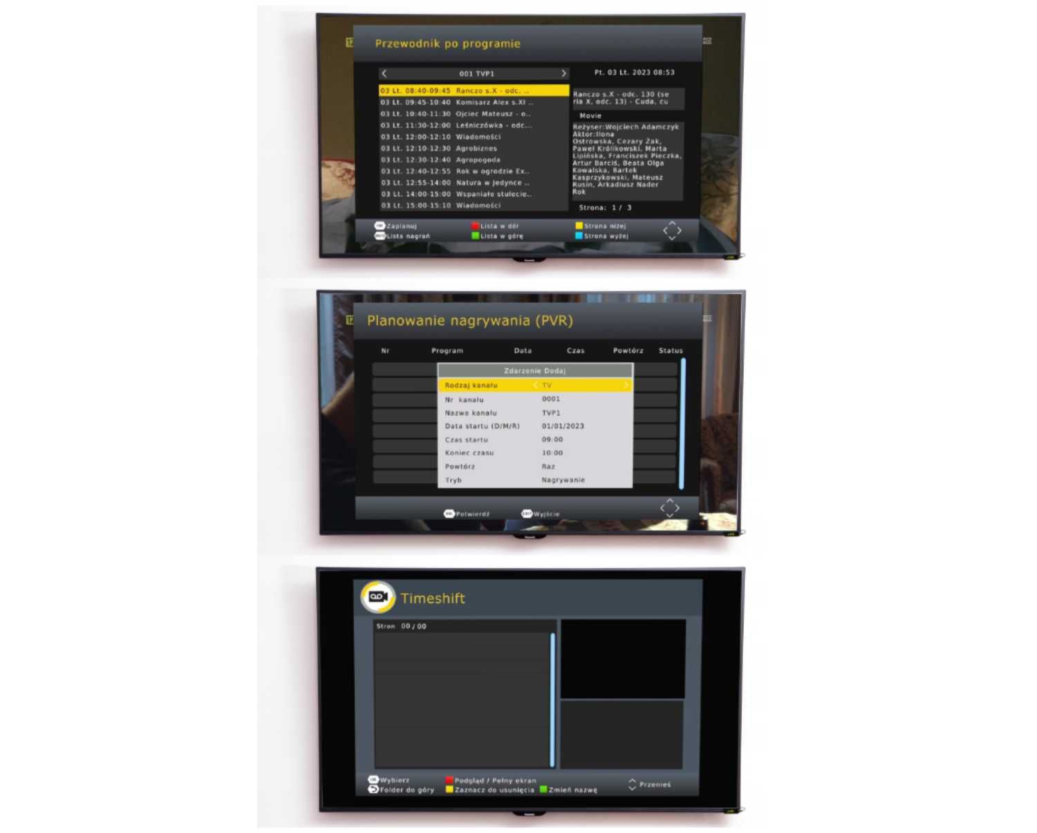 Dekoder tuner TV HD DVB-T2 HEVC H.265 Mini Stick