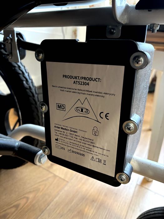 Wózek inwalidzki elektryczny Antar - Składany, Bardzo dobry stan