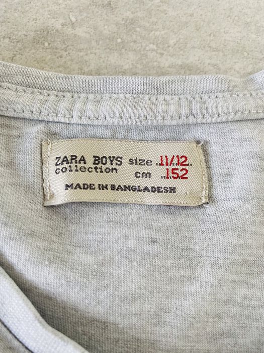 Zara T-shirt chłopięcy rozmiar 152 szary California