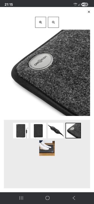 Mata grzewcza elektryczna do stóp dywanik podgrzewacz