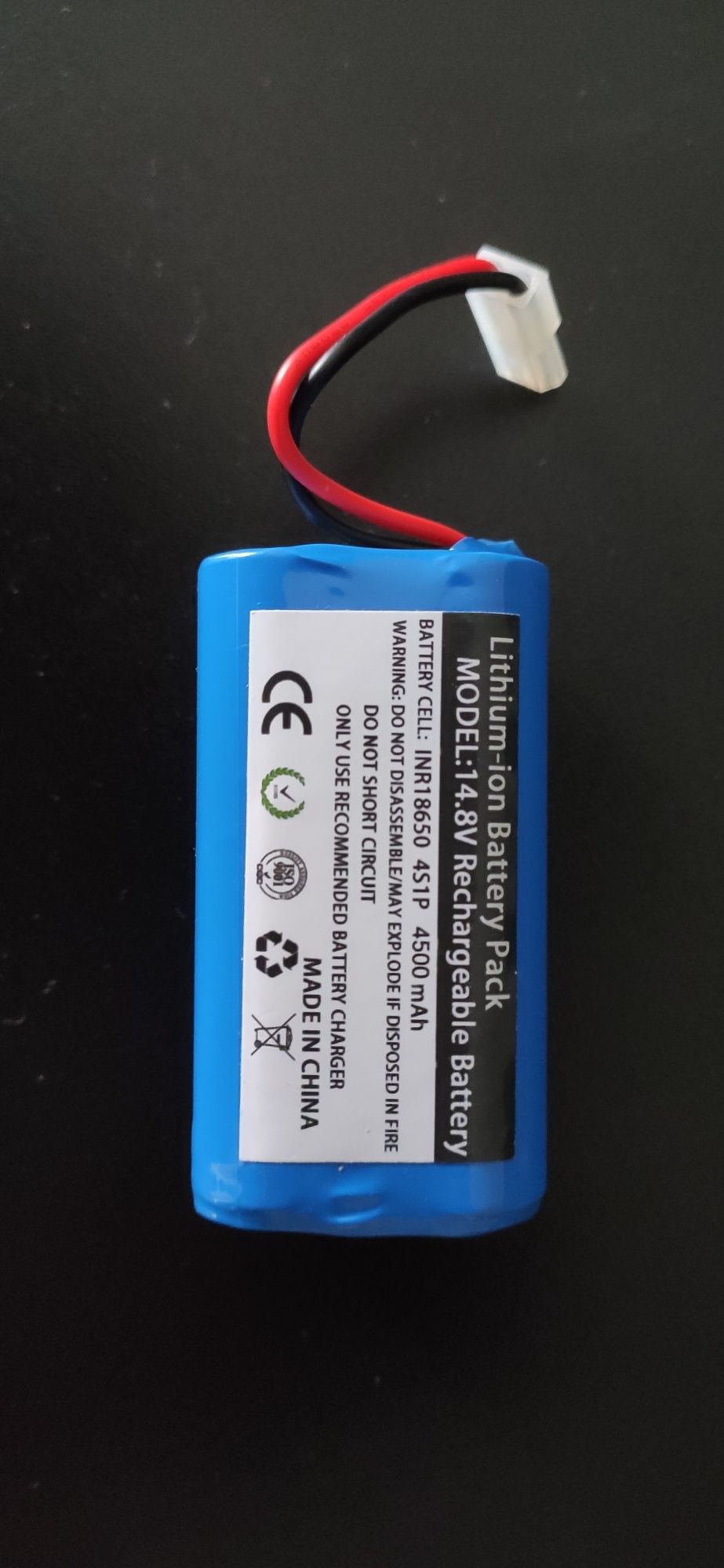 Bateria akumulator li-on 14.8 V do odkurzacza robota pojemna 4500 mAh