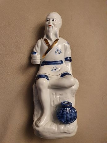Porcelanowa figurka Chińczyka, dla kolekcjonera