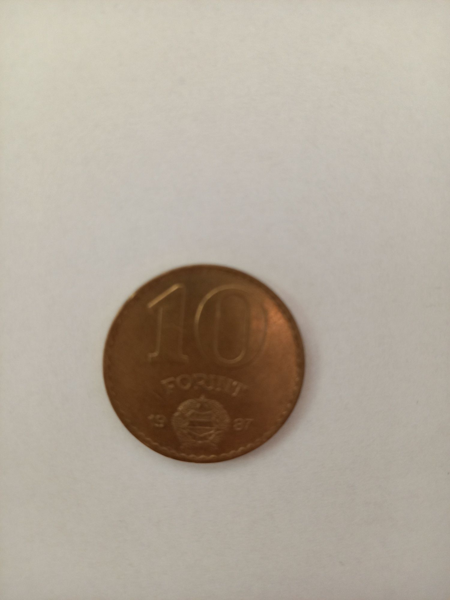 Moneta kolekcjonerska 10 forint z 1987