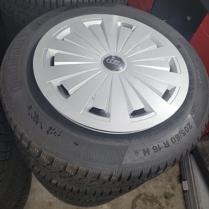 Koła zimowe oryginalne Audi A4 b5 b6 b7 A6 C6 205.55.16 Continental 8m