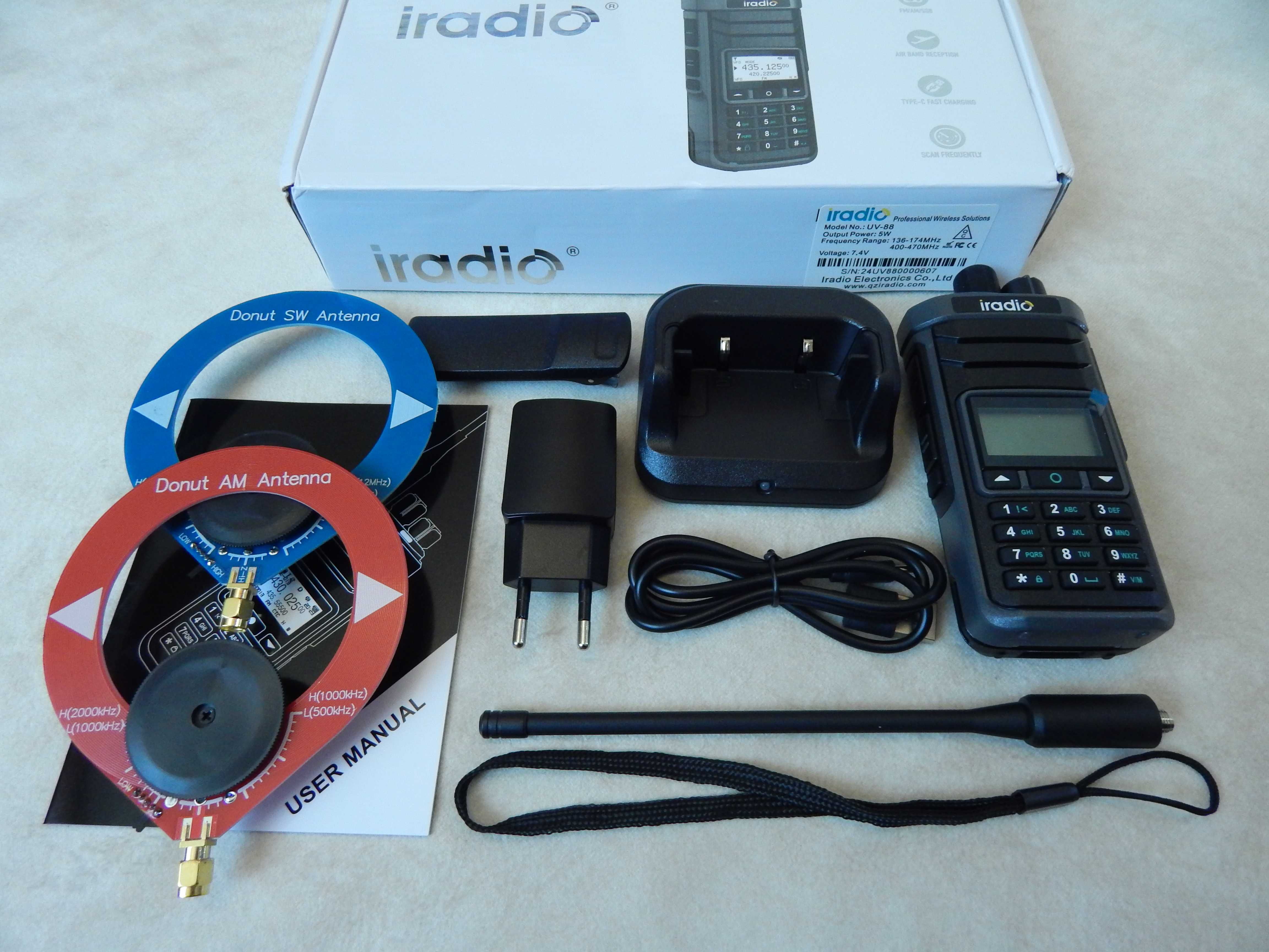 Рация Iradio UV-88 (Radtel Rt-860)  Прошита.