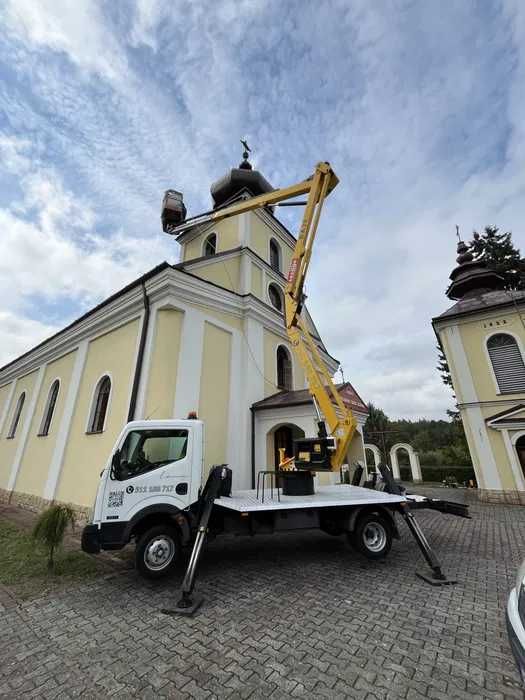 Wynajem zwyżka podest podnośnik koszowy 4x4 20m 22m 25m 24h/7