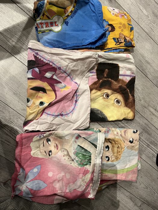 Oddam posciele psi patrol, masza i niedzwiedz, kraina lodu