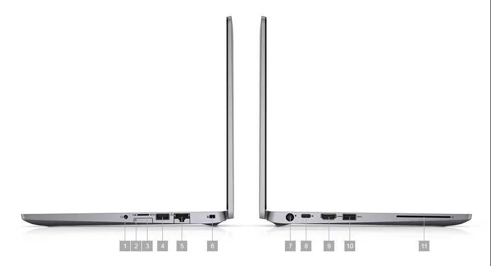 Laptop Dell i5 2,21 GHz/ 16/ SSD 256+500/ 13,3 FHD IPS MAT/ WiFi/ W11
