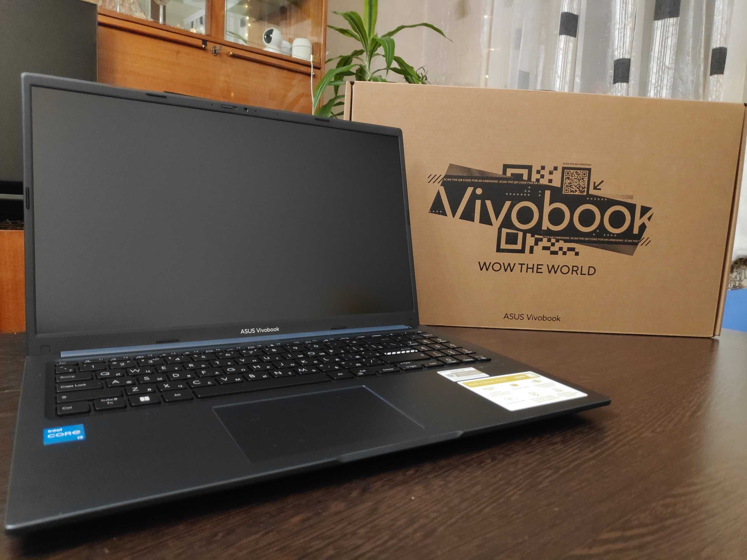 Ноутбук ASUS Vivobook 15 15.6", Intel Core i3 1215U, 8ГБ\256ГБ Новый