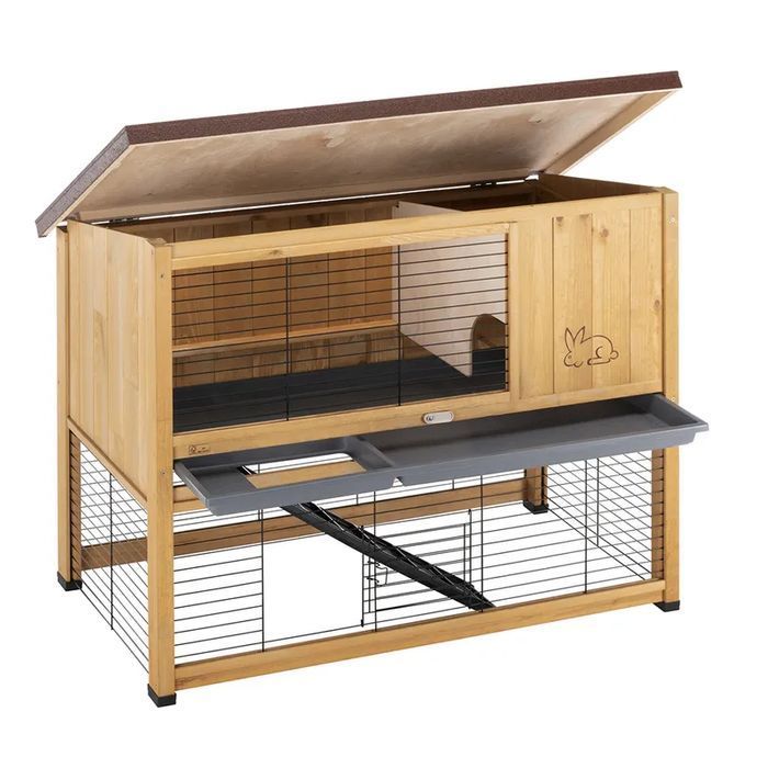 Ferplast Klatka dla Królików Świnek Ranch Brown 115x65x92 Niekompletna