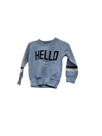 Bluza dziecięca Hello jasnoniebieska emotikon 92-104