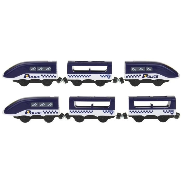 Pociąg Duża Kolejka Elektryczna Policja Auta 92el.