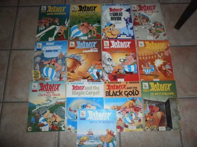 28 álbuns bd- astérix- bom estado