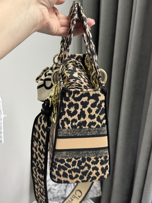 Сумка dior леопард
