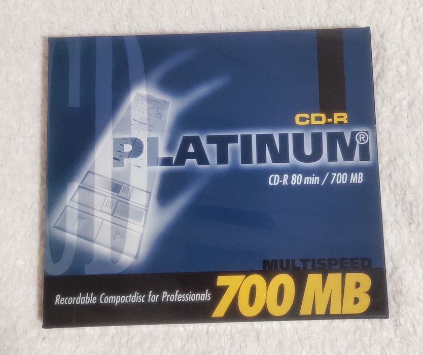 Диск CD R Platinum с коробкой