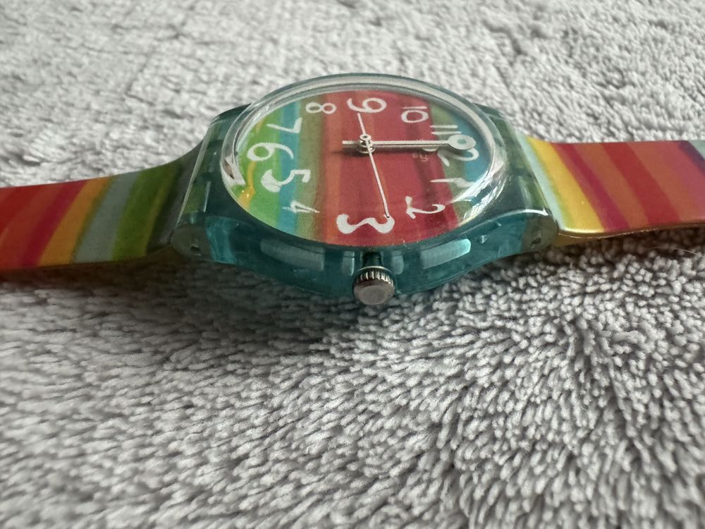 SWATCH Zegarek tęczowy Rainbow z USA