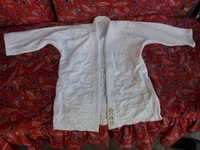 Кимоно курточка, б/у, белого цвета