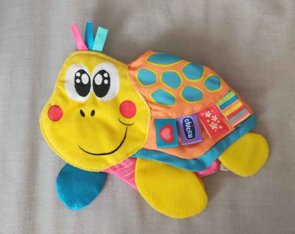 Brinquedo sensorial tartaruga bebé