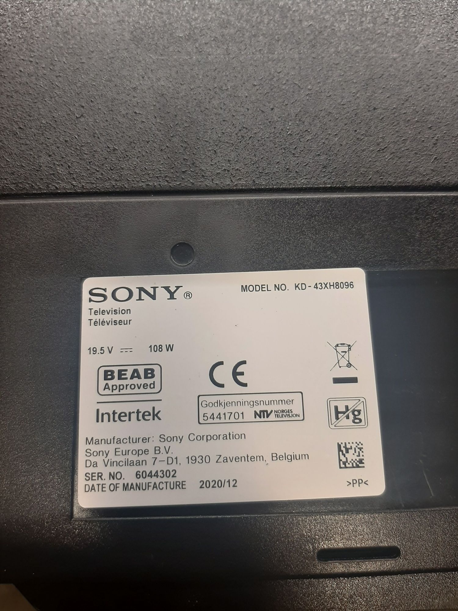 Sony 43xh8096 sony 40w605b