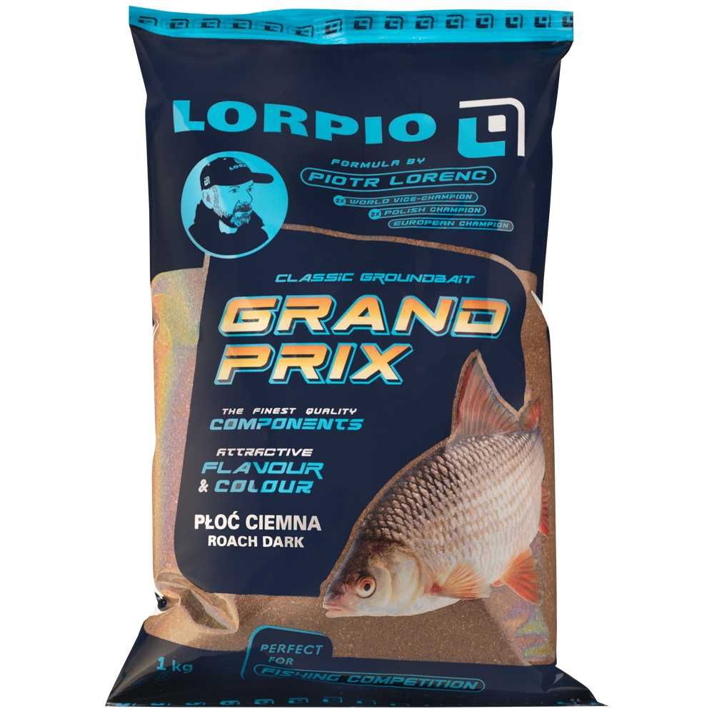 Zanęta Lorpio Grand Prix Dark Roach 1000g Ciemna Płoć