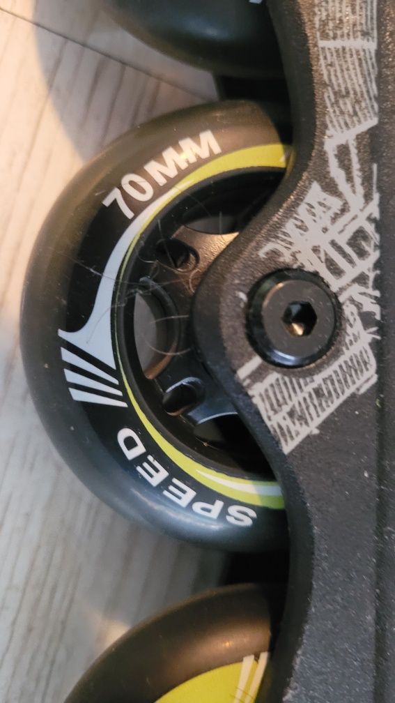 Rolki Civit rozmiar 32-36 soft boot łoż ABEC 5 ochraniacze XL x