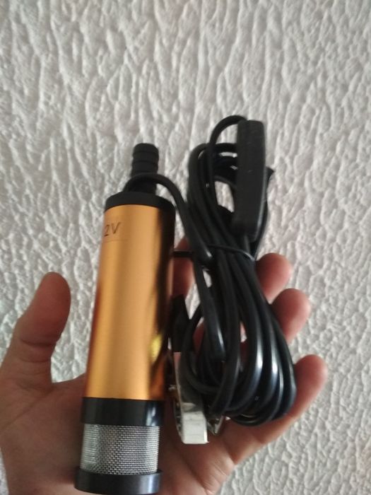 Bomba 12v submersível, inox ou alumínio. Nova