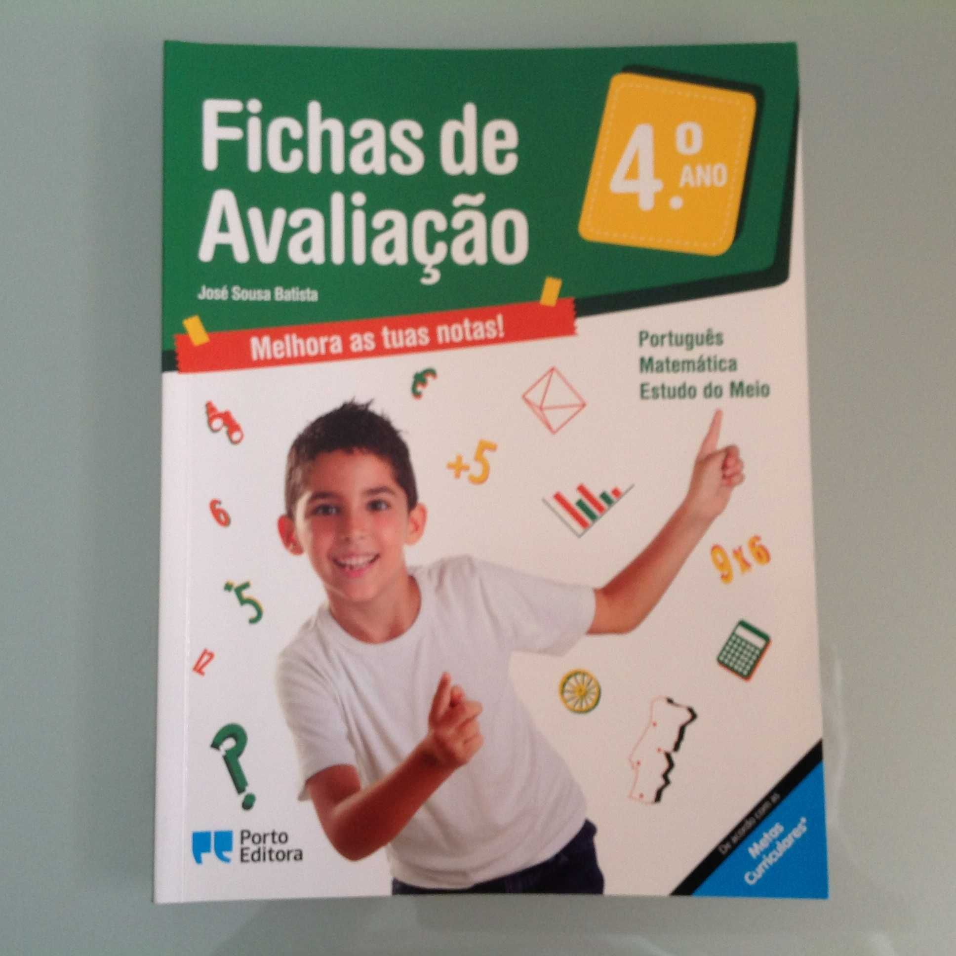 Livros de Apoio para o 4º Ano - Matemática e Português (c/portes)