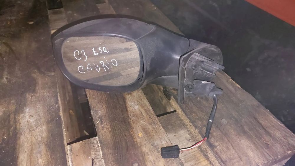 Retrovisor Citroen C3 Cabrio Esquerdo