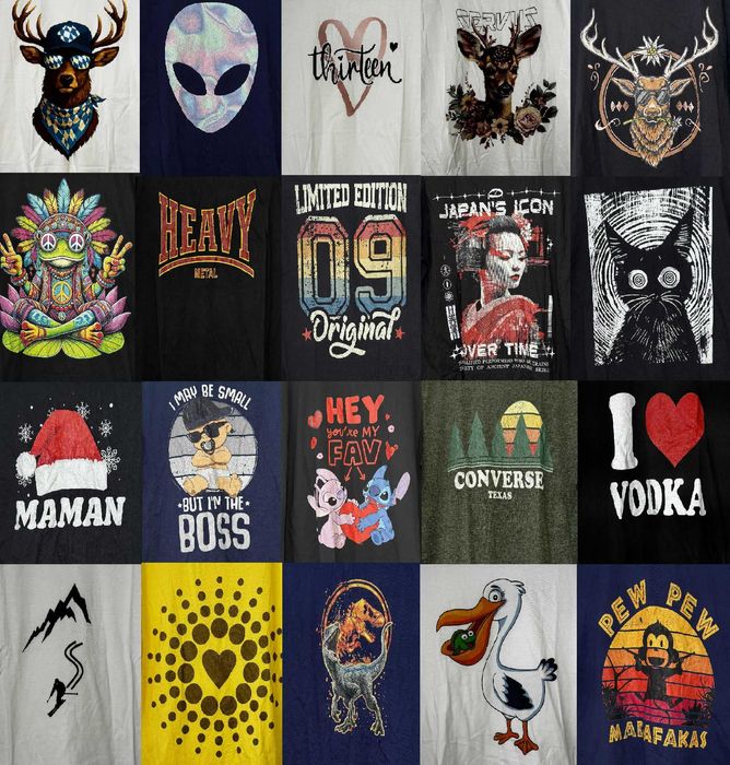 Koszulki, T-shirt tematyczne 100 szt.